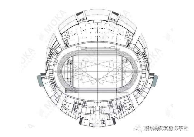 体育场首层平面图